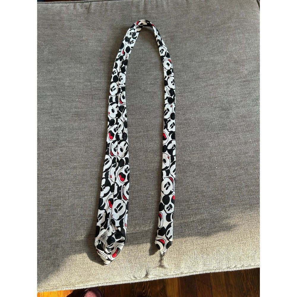 Vintage Disney money fashion LTD New York Mickey Mouse silk neck tie suit - 57”